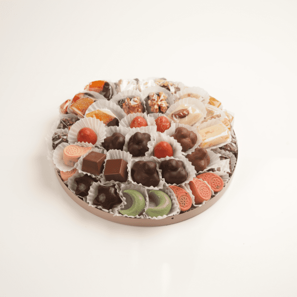 Assorted Milk & Dark Chocolate, Assorted Nougat Dark Chocolate, Assorted Confits Dark Chocolate, Asssorted Dates Dark Chocolate, Assorted Marzipan