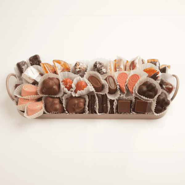 Assorted Milk & Dark Chocolate, Assorted Nougat Dark Chocolate, Assorted Confits Dark Chocolate, Asssorted Dates Dark Chocolate, Assorted Marzipan