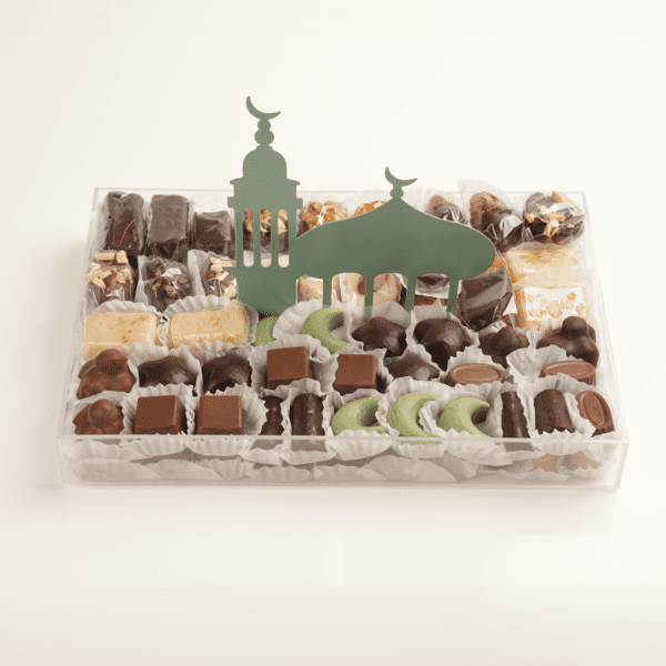 Assorted Milk & Dark Chocolate, Assorted Nougat Dark Chocolate, Assorted Confits Dark Chocolate, Asssorted Dates Dark Chocolate, Assorted Marzipan