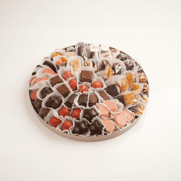 Assorted Milk & Dark Chocolate, Assorted Nougat Dark Chocolate, Assorted Confits Dark Chocolate, Asssorted Dates Dark Chocolate, Assorted Marzipan